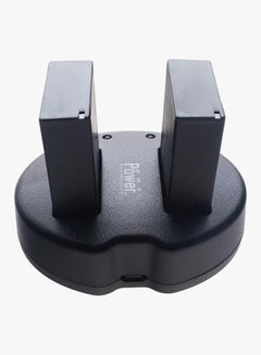 دي أم كي بطاريتين من نوع LP-E17 بسعة 1040 مللي أمبير-ساعة وشاحن Usb مزدوج لكاميرات كانون Lpe17 وEos M3 وM5 وM6 وريبل Sl2 وT6I أسود  - Image 2