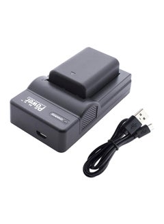 NP-FW50 Replacement Battery With TC-USB1 Single USB Charger For SONY NEX-3 3N NEX-5T NEX-6 NEX-7 A5000 A6000 A7 Camera Black
