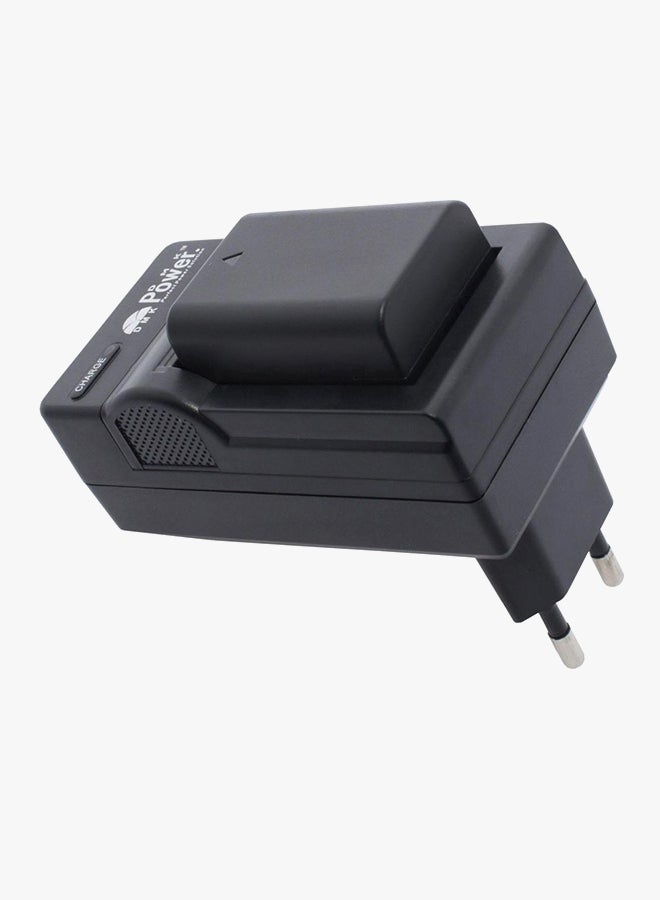 DMK - NP-FW50 Replacement Battery With TC600E Charger For SONY NEX-3 3N NEX-5T NEX-6 NEX-7 A5000 A6000 A7 Camera Black - Image 1
