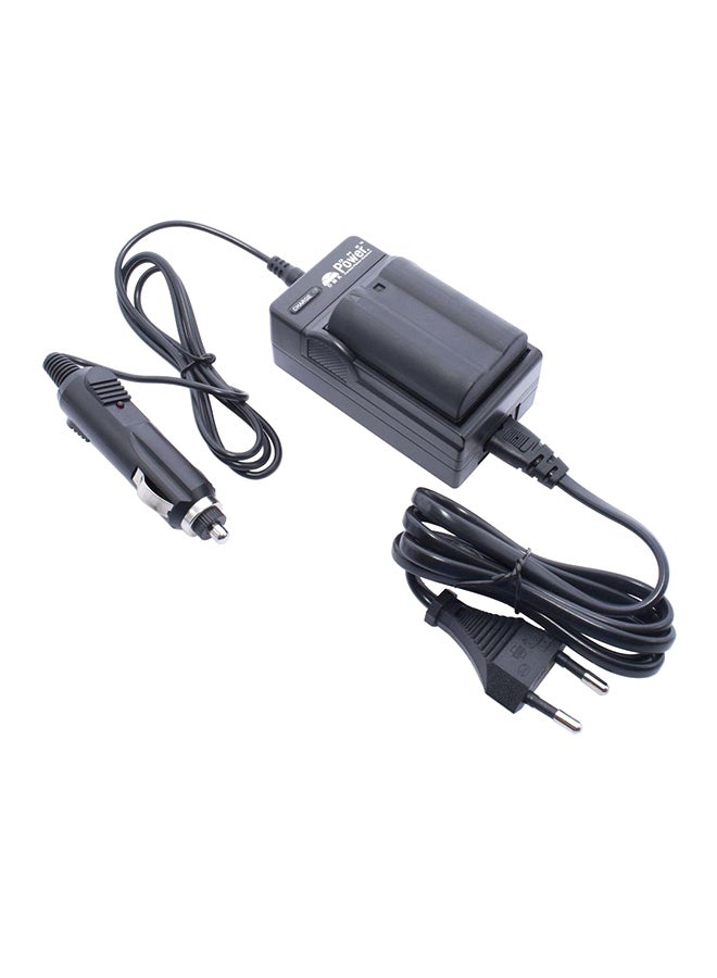 DMK EN-EL15 Rplacement Battery With TC600C Car Charger For Nikon D600 D610 D800 D810 D7000 D750  Camera Black - Image 1