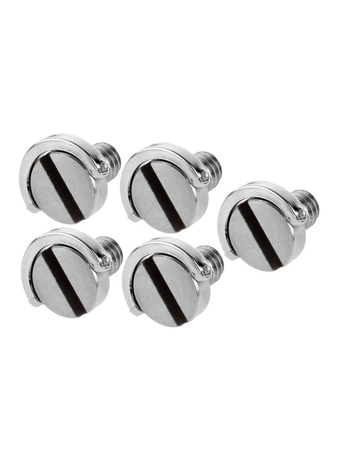 Neewer 5-Piece Stainless Steel D-Shaft Set Silver - Image 1
