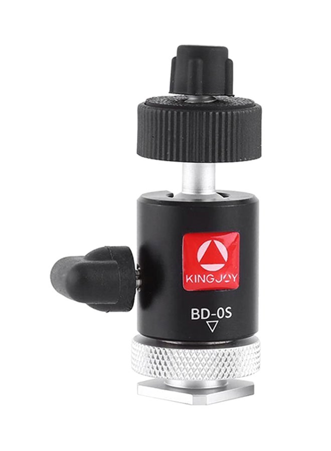 Mini Ball Head Bracket Ball Mount For Digital Camera Black  - Image 1