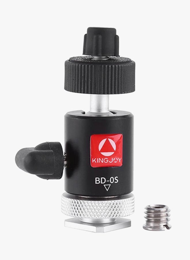 Mini Ball Head Bracket Ball Mount For Digital Camera Black  - Image 2