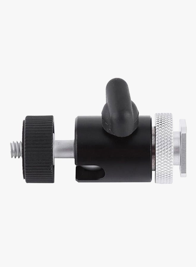 Mini Ball Head Bracket Ball Mount For Digital Camera Black  - Image 3