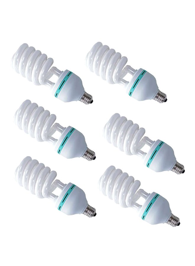 6Pcs 135W Energy Saving Led E27 Light Bulbs 5500K Photography Studio Daylight Lamp White - Image 1
