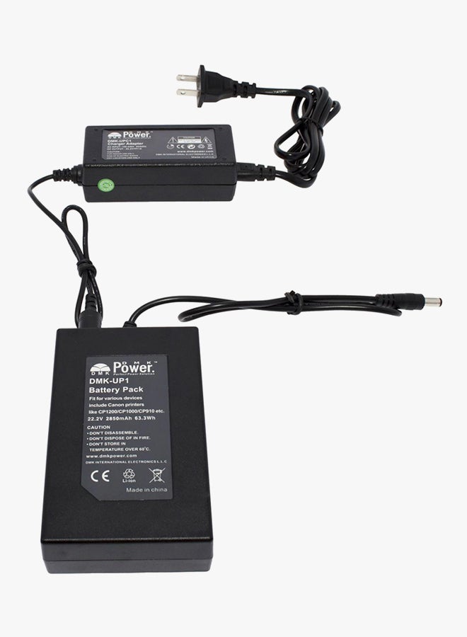 DMK Power Adapter For Canon Compact Photo Printer SELPHY CP910 CP1000 CP1200 CP1300 Black - Image 2