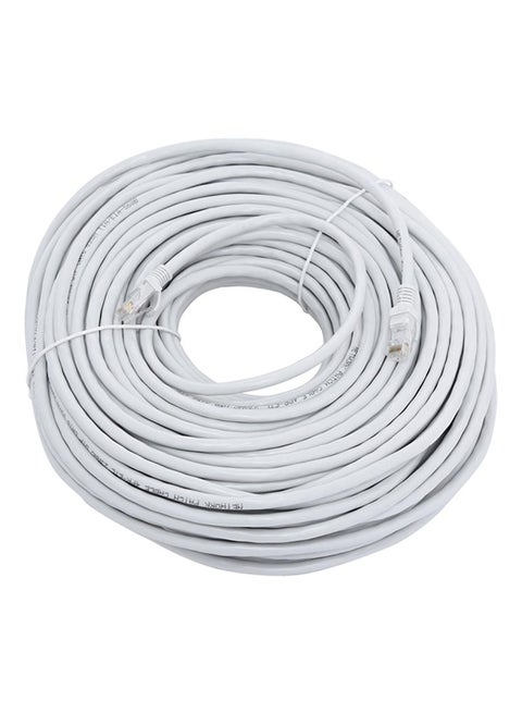 50 Meter Patch Cord Cat6E Cable White