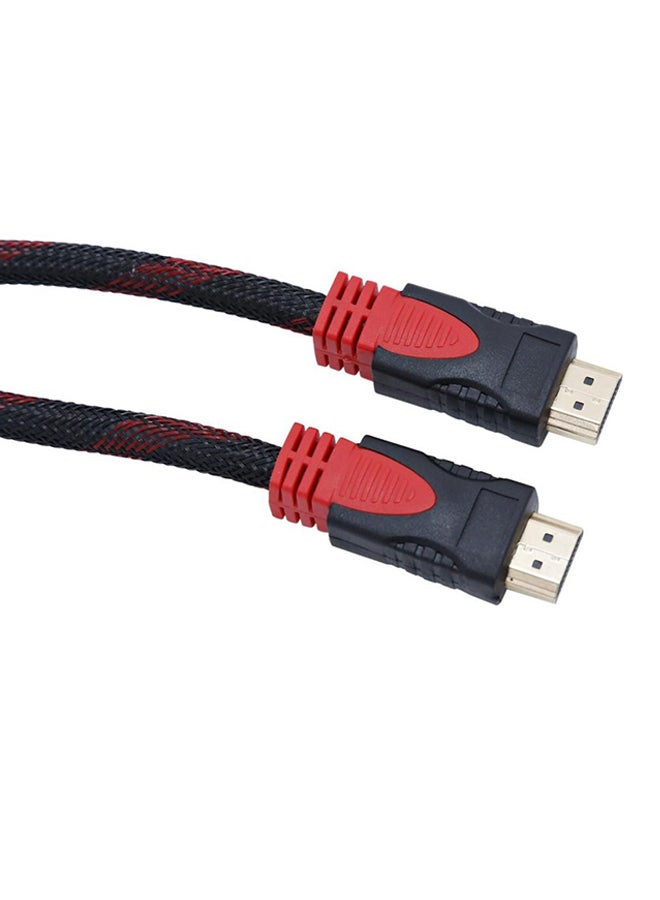 10 Meter HDMI Nylon Cable Male to Male black - Image 2