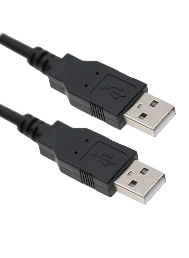 1.5 Mtr USB 2.0 Male To Male Cable - Black 