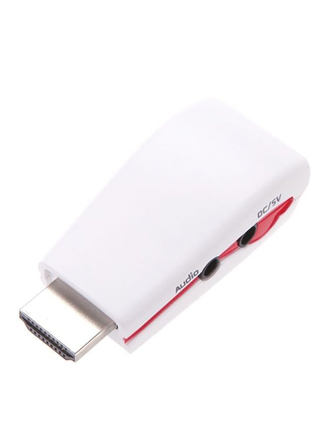 محول من HDMI إلى VGA بدقة 1080بكسل لأجهزة التابلت وأجهزة الكمبيوتر والبلايستيشن 3 وأجهزة التلفزيون عالية الوضوح - Image 2