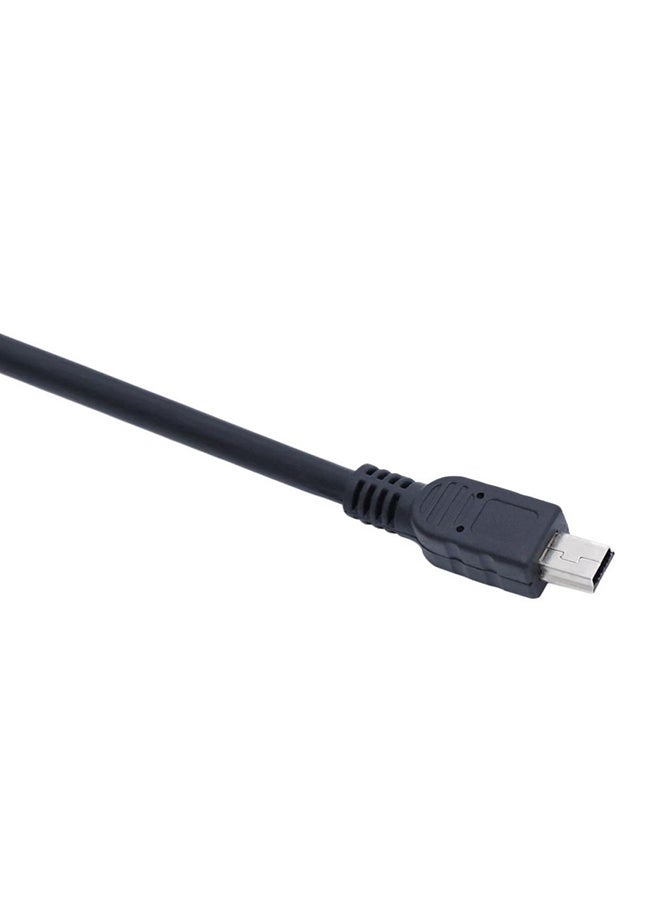 Generic - 1.5 Meter USB to Mini USB 2.0 Cable black - Image 1