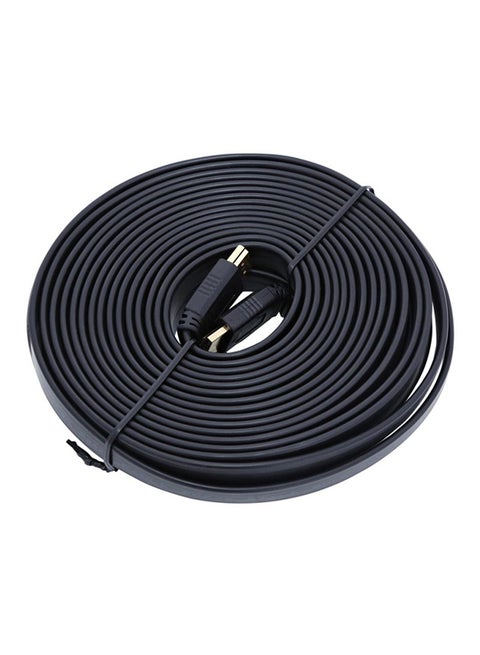 10 Meter HDMI Flat Cable Male to Male black