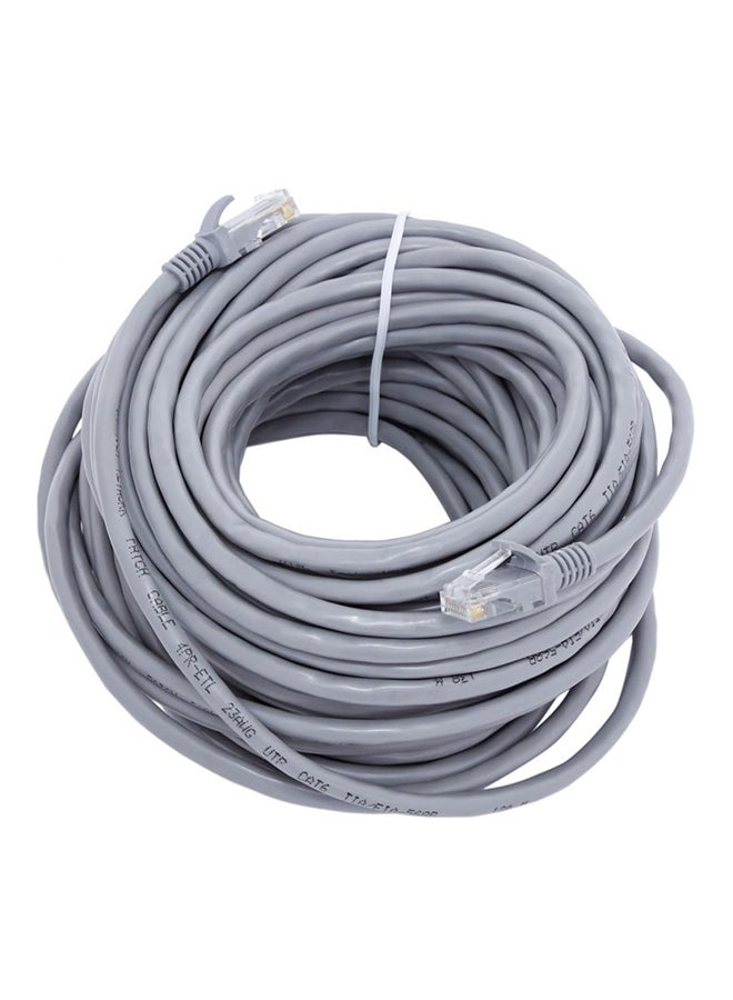 سلك توصيل 20 متر Cat6E رمادي - Image 1