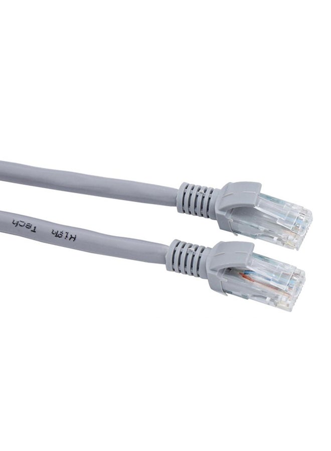 سلك توصيل 20 متر Cat6E رمادي - Image 2
