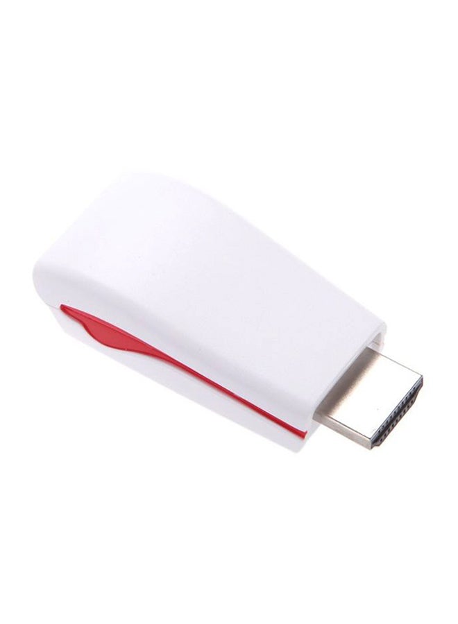 محول من HDMI إلى VGA بدقة 1080بكسل لأجهزة التابلت وأجهزة الكمبيوتر والبلايستيشن 3 وأجهزة التلفزيون عالية الوضوح - Image 1