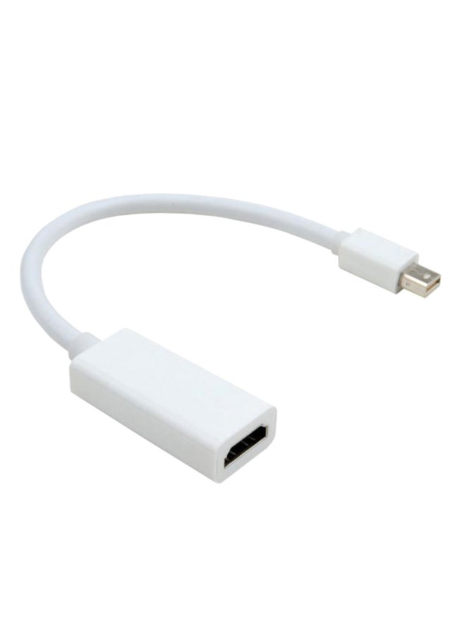 THUNDERBOLT - Thunderbolt Mini Displayport DP To HDMI Adapter For Apple MacBook Pro Air iMAC White - Image 1