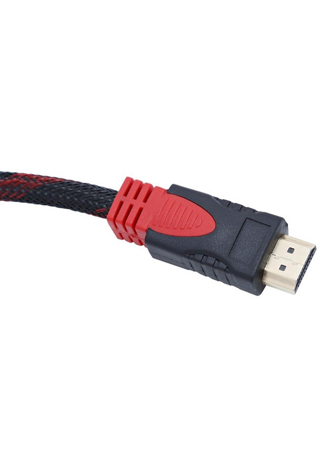 10 Meter HDMI Nylon Cable Male to Male black - Image 3