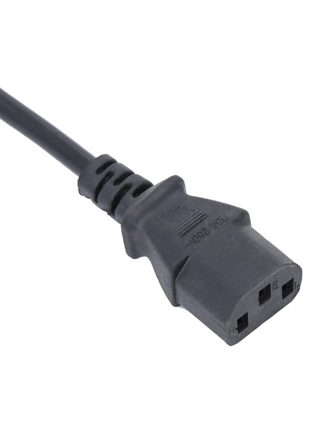 3M 3 Pin Desktop Power Cable with Fuse black - Image 2