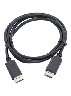 Generic 1.5m Displayport to Displayport Cable black  - Image 1