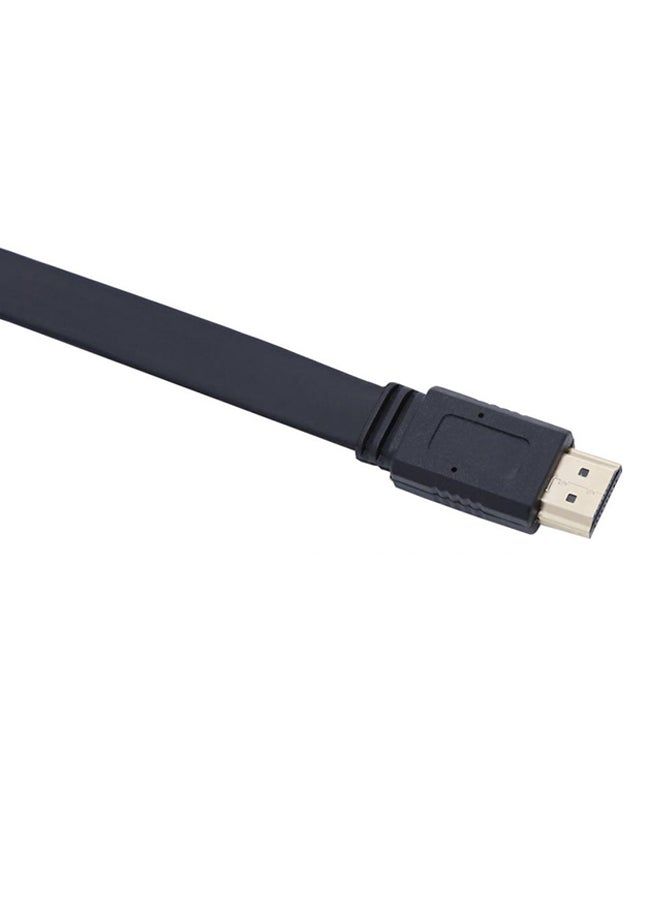 10 Meter HDMI Flat Cable Male to Male black