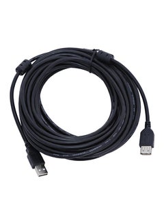 10 Meter USB 2.0 Male - Female Extension Cable black