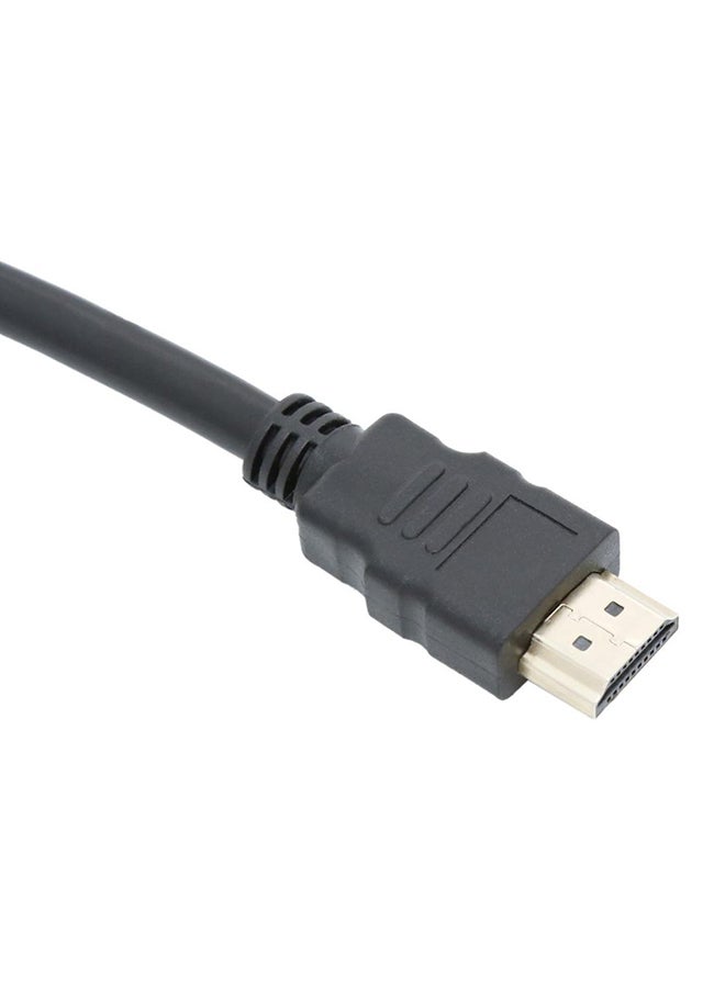ثري ام - كابل HDMI ذكر إلى أنثى 3 م أسود - Image 1