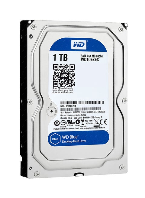 WD 1TB Blue PC HDD - WD10EZEX- Blue