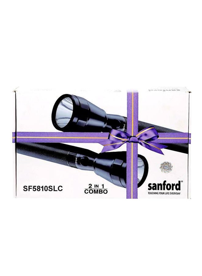 Sanford 2-In-1 Rechargeable Led Search Light Combo  SF5810SLC Black  - Image 2