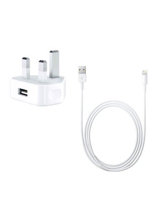 Iphone 6, 6Plus USB Power Adapter With Lightning To USB Cable (1 Meter) - v1550834228/N21187693A_1