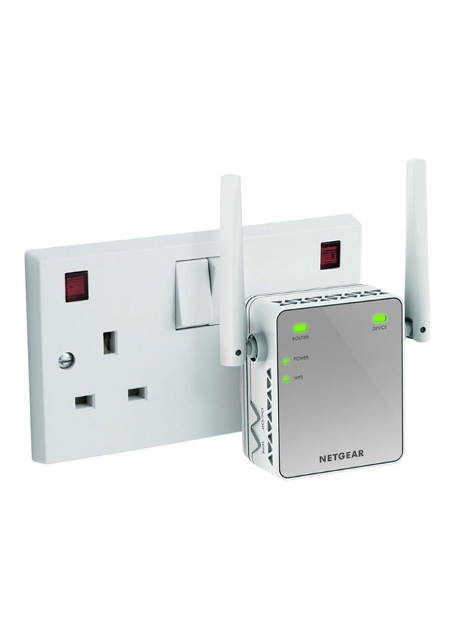 NET GEAR N300 Wi-Fi Range Extender, Essentials Edition (EX2700) 2700 Mbps multicolour
