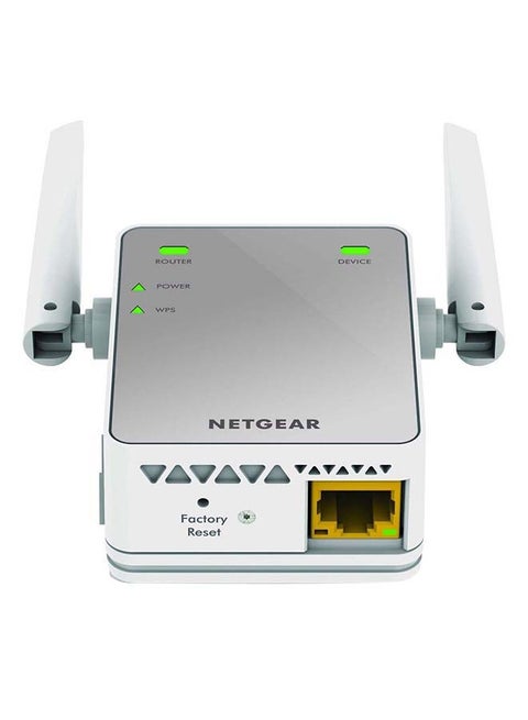 NET GEAR N300 Wi-Fi Range Extender, Essentials Edition (EX2700) 2700 Mbps multicolour