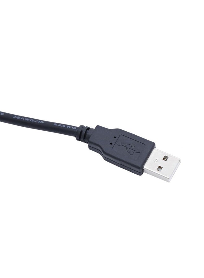 Generic - 1.5 Meter USB to Mini USB 2.0 Cable black - Image 1
