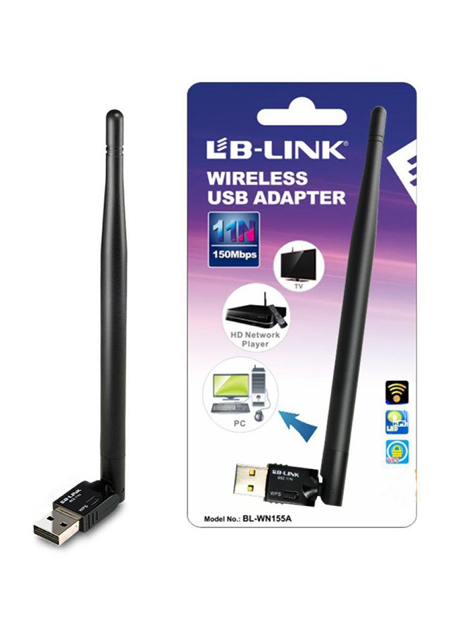 Generic - Lb-link Usb 802.11n 150mbps Mini Wireless Lan Adapter Bl-wn155a multicolour - Image 1