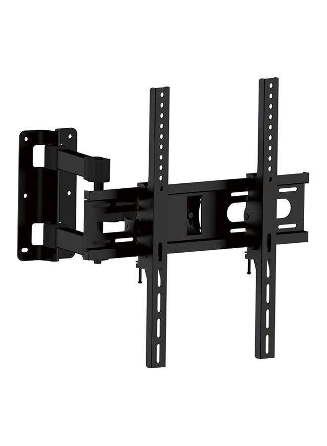 Alpha Single Arm Articulating (Tilt & Swivel) LCD/LED TVs Wall Mount Bracket -(ALB15-55SA, Profile : 115-420mm, Load Capacity : 30Kg Black 