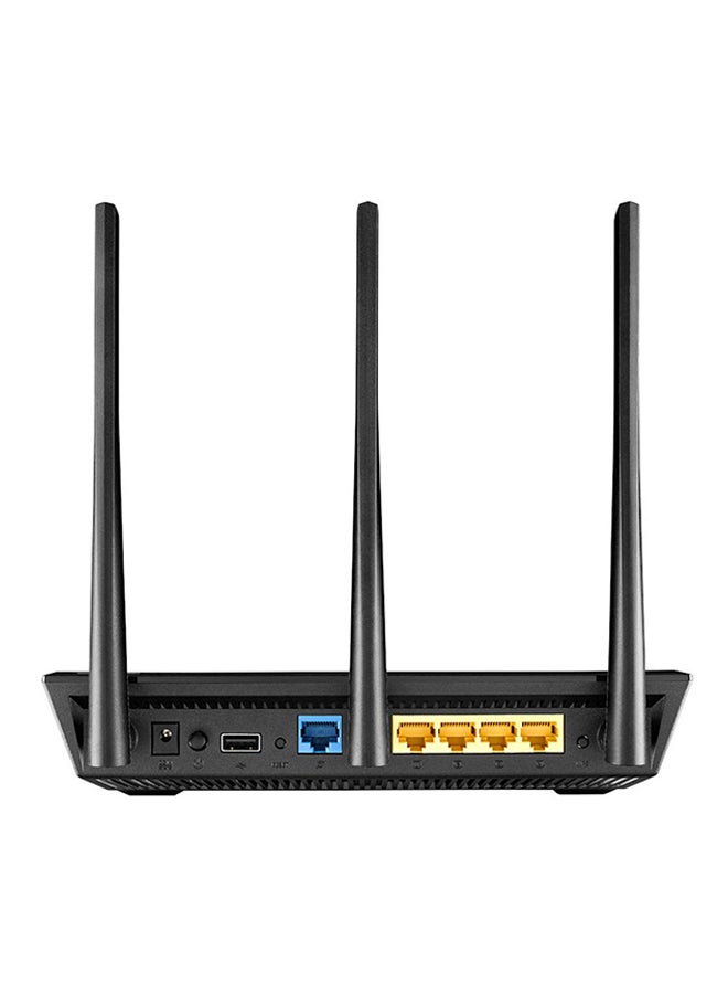 Asus RT-AC66U 802.11ac Dual-Band Wireless-AC1750 Gigabit Router 450 Mbps Black - Image 2