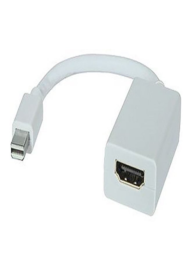 THUNDERBOLT - Thunderbolt Mini Displayport DP To HDMI Adapter For Apple MacBook Pro Air iMAC White - Image 1