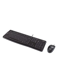 Logitech MK120 USB Keyboard And Mouse Set black US Layout Black  - Image 4