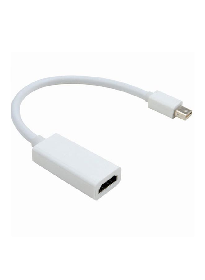 THUNDERBOLT - Thunderbolt Mini Displayport DP To HDMI Adapter For Apple MacBook Pro Air iMAC White - Image 1