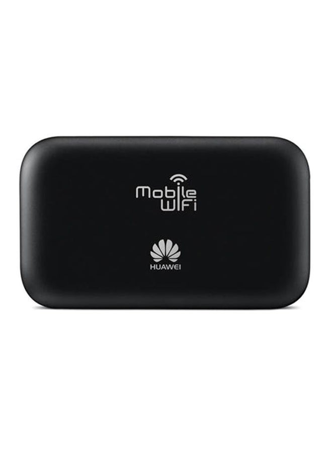 هواوي - راوتر هواوي محمول يعمل بتقنية واي فاي ويدعم شبكة الجيل الرابع طراز E5573 1500.0 mAh أسود - Image 1