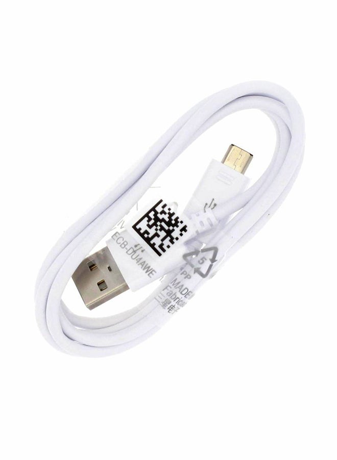 USB To Micro USB Data Cable White - Image 2
