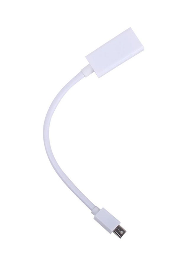 كابل بمنفذ شاشة عرض صغير إلى HDMI أبيض - Image 1