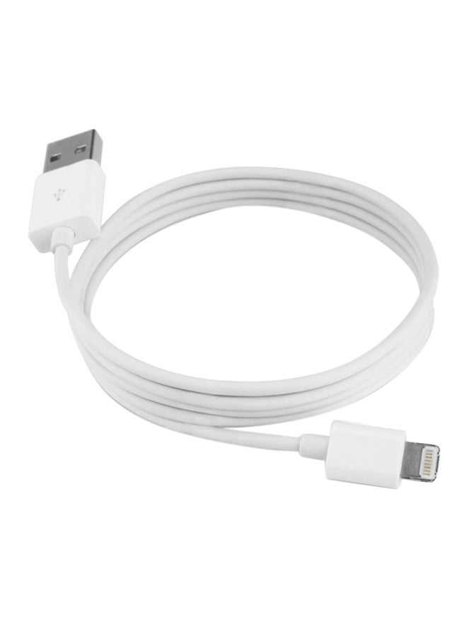USB Data Cable For iPhone 6/5/5C/5S/iPad 4 Air White - Image 2