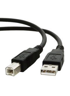 Generic USB 2.0 cable For USB-Compatible Printer Black 
