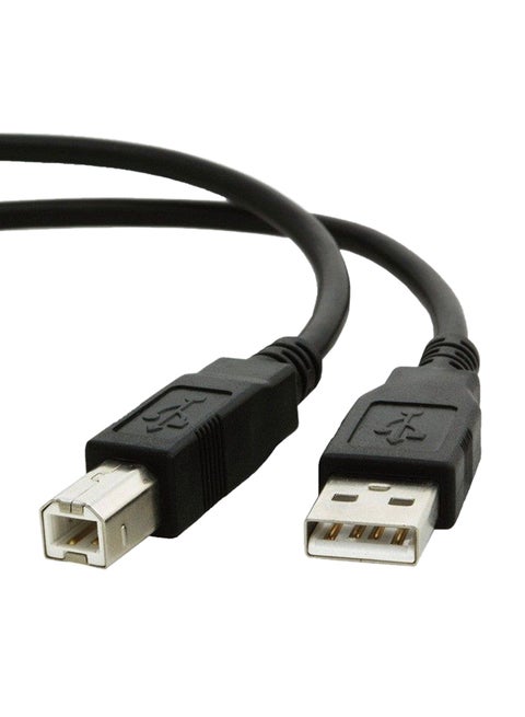 USB 2.0 cable For USB-Compatible Printer Black