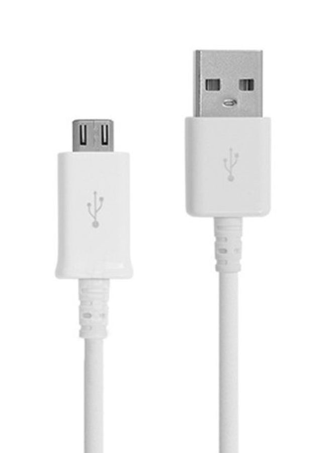 USB To Micro USB Data/Charging Cable White - Image 1