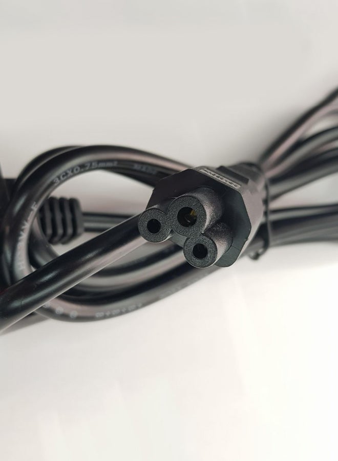 Generic - 3 Pin UK Socket Power Cable Black - Image 1