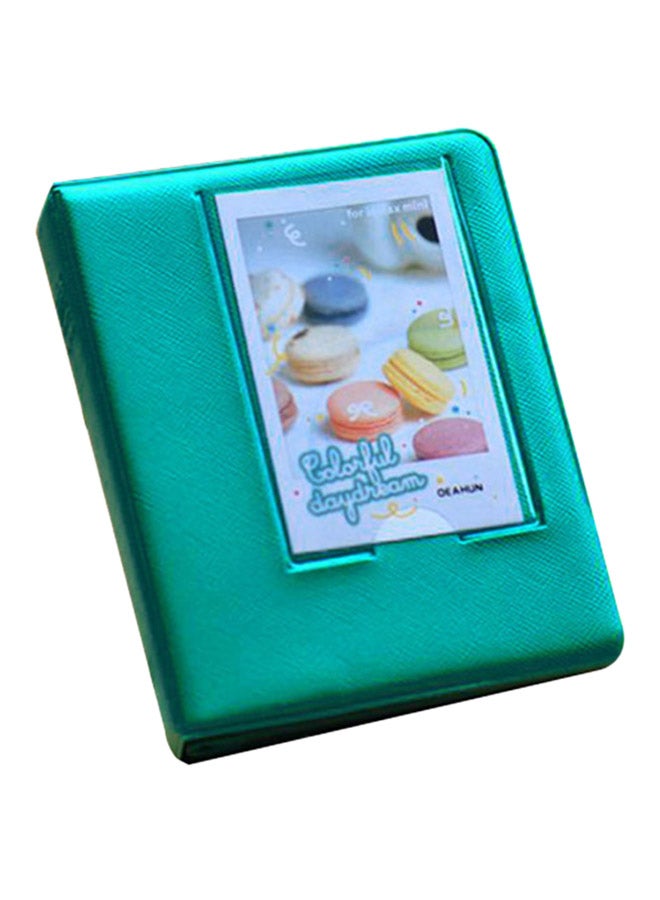 64 Pockets Mini Photo Album For Fujifilm Instax Mini Cameras Green