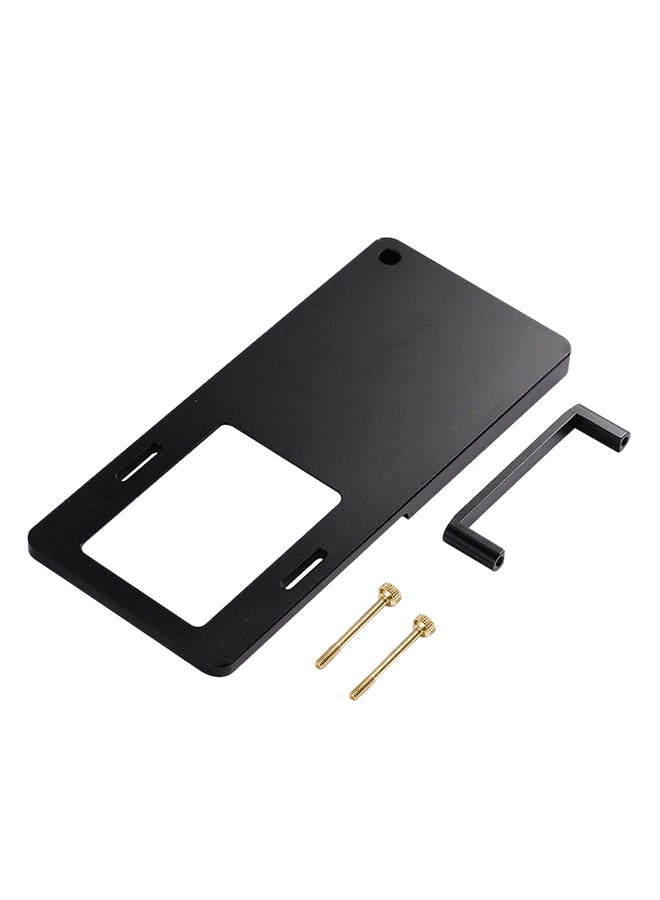 Generic - Mount Plate Adapter For GoPro Hero 7, Hero 6/5/4, Switch Mount For DJI Osmo Mobile Gimbal, Feiyu SPG Gimbal Black - Image 1