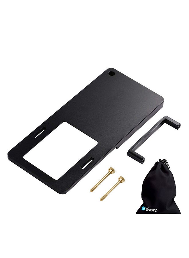 Generic - Mount Plate Adapter For GoPro Hero 7, Hero 6/5/4, Switch Mount For DJI Osmo Mobile Gimbal, Feiyu SPG Gimbal Black - Image 1
