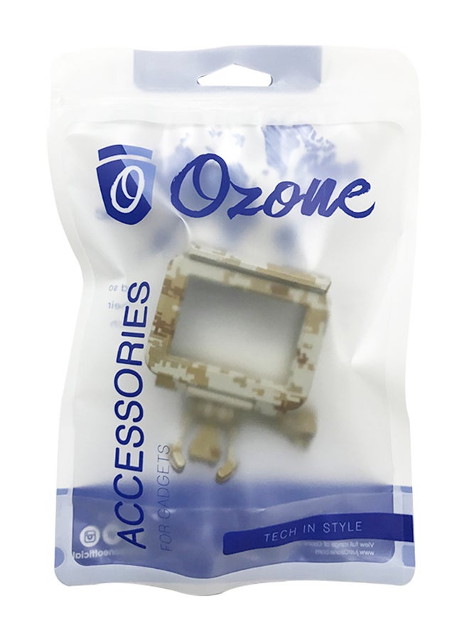 Ozone Camouflage GoPro Hero 7, 6 / 5 Protective Frame Mount Stand Housing Case Brown  - Image 3
